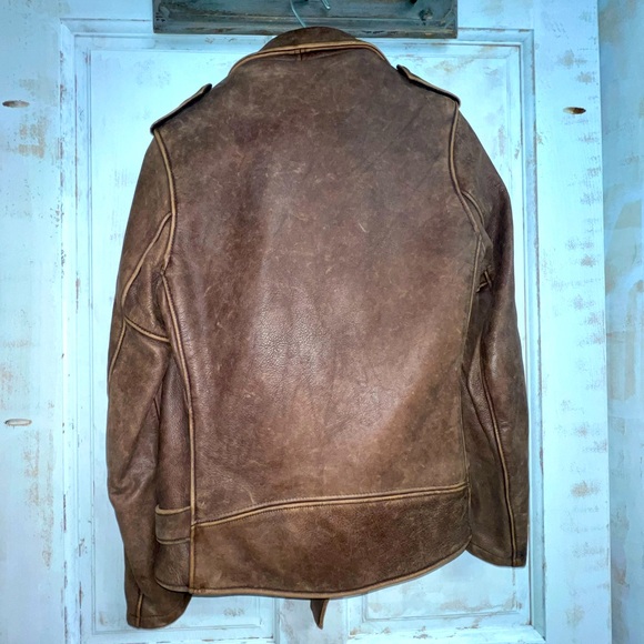 Schott NYC Men’s Leather Jacket - Small - Picture 2 of 3